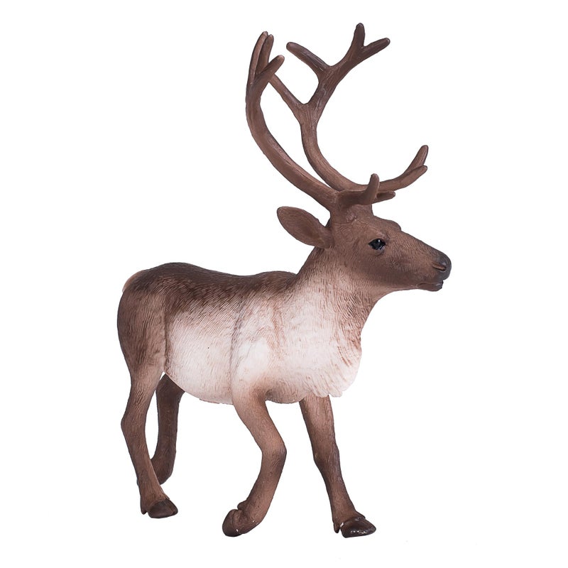 MOJO Reindeer Realistic International Wildlife Toy Replica Hand Painted Figurine Brown - Image 3